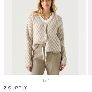 Z SUPPLY Women's Cream Sweater